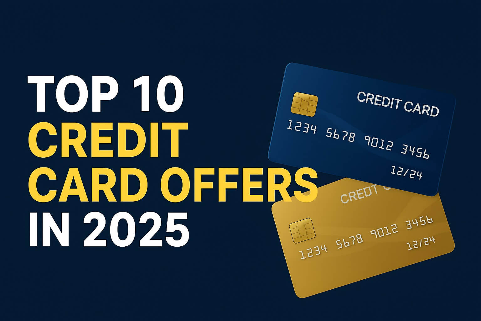 Top 10 Credit Card Offers in 2025: Which One Fits Your Lifestyle?